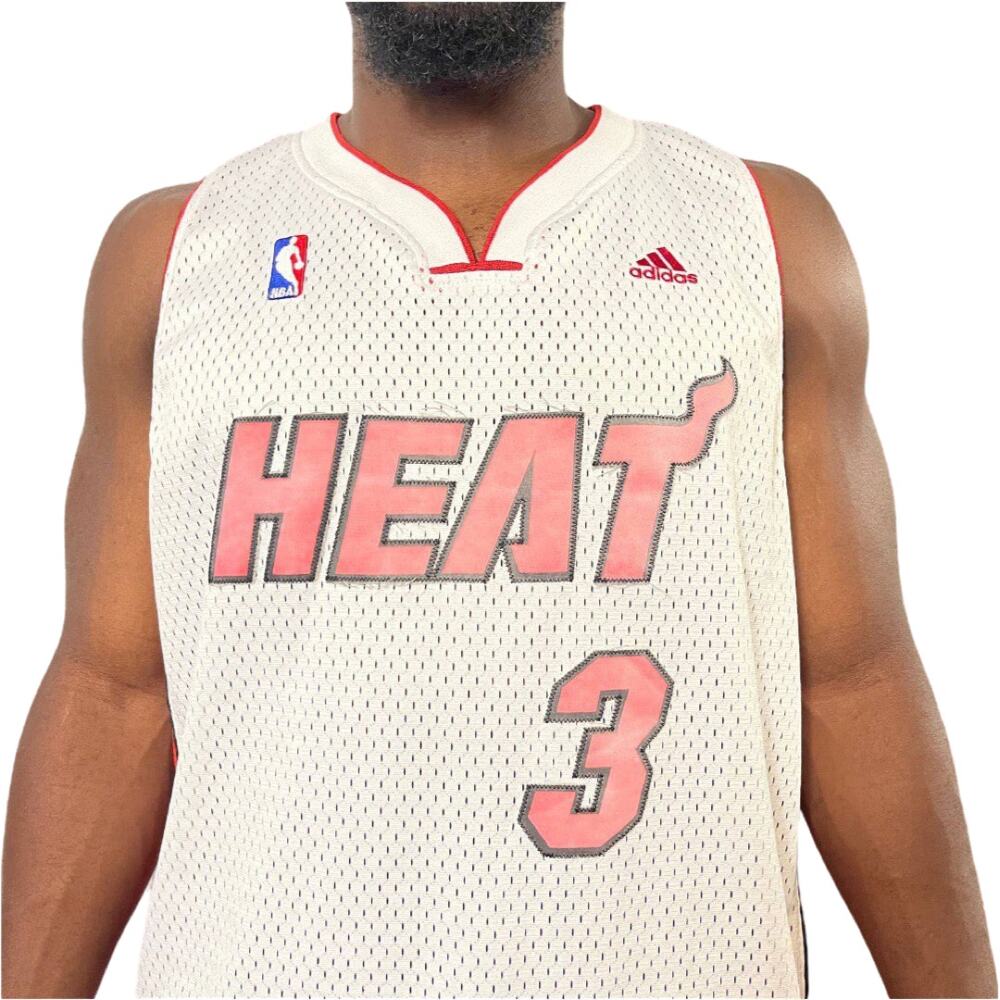 Adidas Miami Heat Dwyane Wade Jersey L - Picture 2 of 4